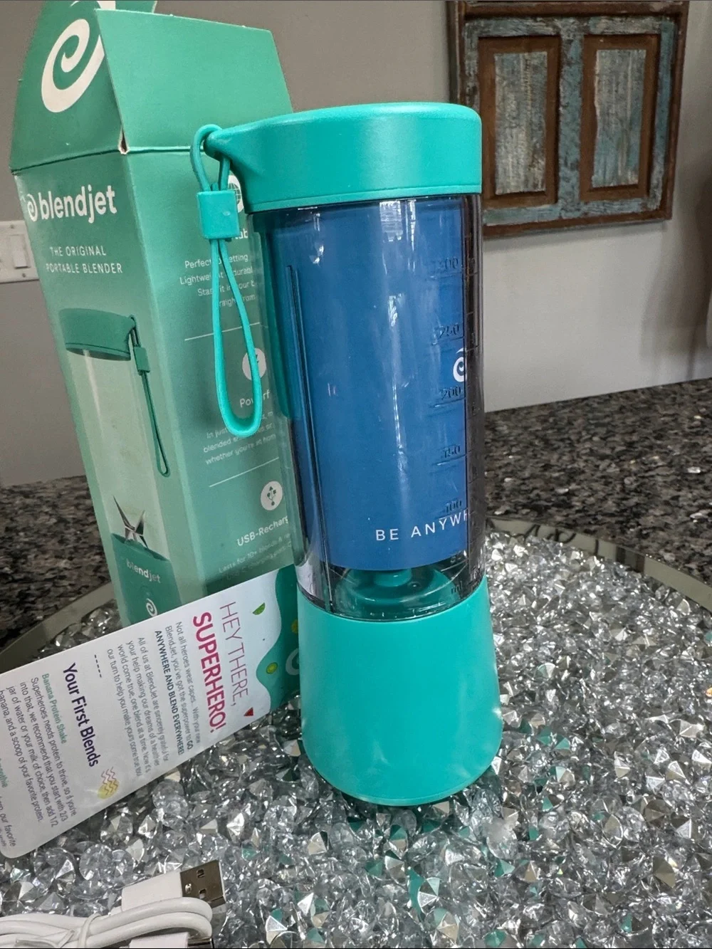 BlendJet Portable Personal Blender - Teal/Blue